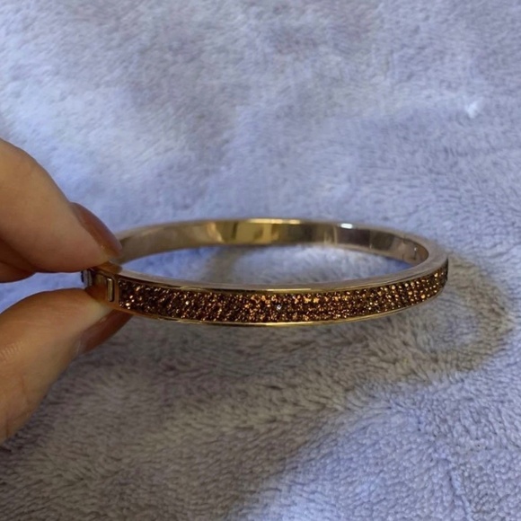 Henri Bendel Bangle Bracelet with Crystals - Picture 1 of 2